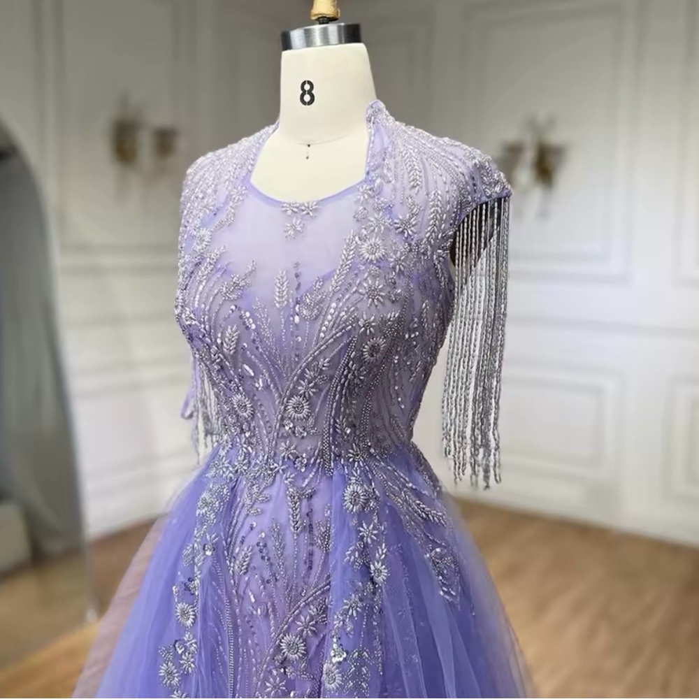 Elegant Purple Evening Dress